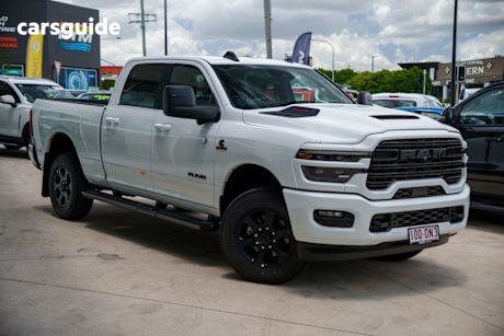 White 2025 RAM 2500 Crew Cab Utility Laramie (4X4)