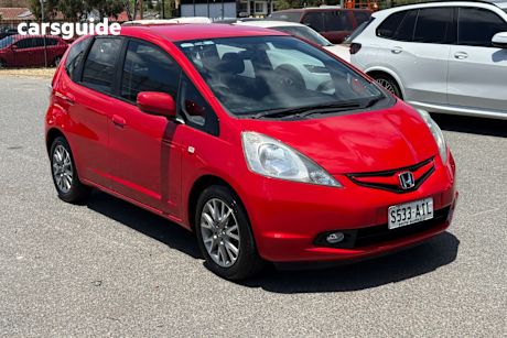 Red 2010 Honda Jazz Hatchback Gli