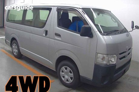 Silver 2019 Toyota HiAce Commercial