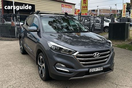 Grey 2015 Hyundai Tucson Wagon Highlander (Awd)