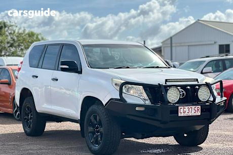 White 2015 Toyota Landcruiser Prado Wagon Gx (4X4)