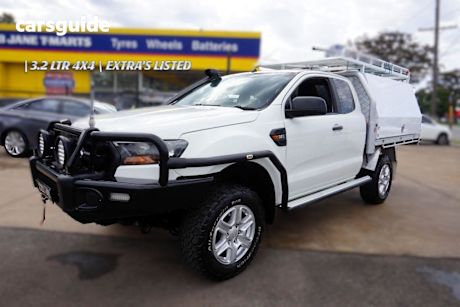 White 2016 Ford Ranger Crew Cab Chassis Xl 3.2 (4X4)