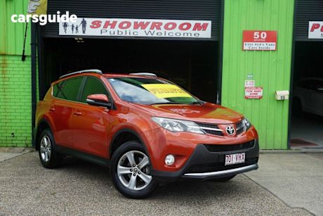 Orange 2014 Toyota RAV4 Wagon Gxl (4X4)