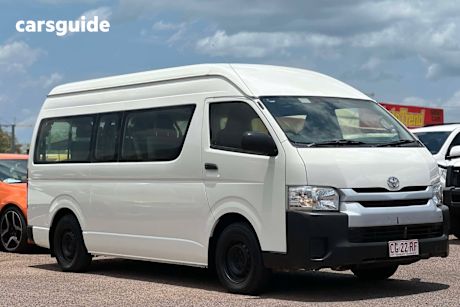 White 2018 Toyota HiAce Bus Commuter