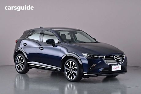 Blue 2022 Mazda CX-3 Wagon Stouring (Awd)
