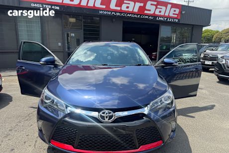 Blue 2017 Toyota Camry Sedan Atara Sx