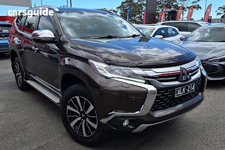 Brown 2016 Mitsubishi Pajero Sport Wagon Exceed (4X4) 7 Seat