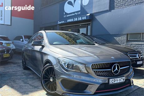 Grey 2013 Mercedes-Benz CLA200 Coupe Edition One