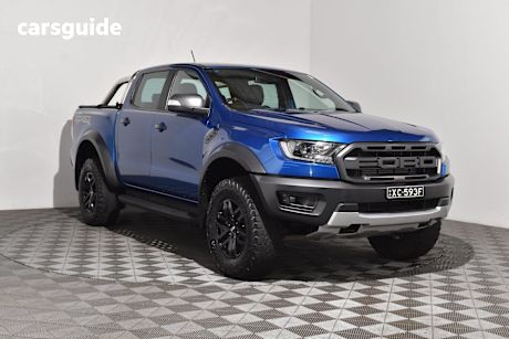 Blue 2018 Ford Ranger Double Cab Pick Up Raptor 2.0 (4X4)