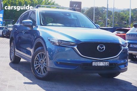 Blue 2017 Mazda CX-5 Wagon Touring (4X4)