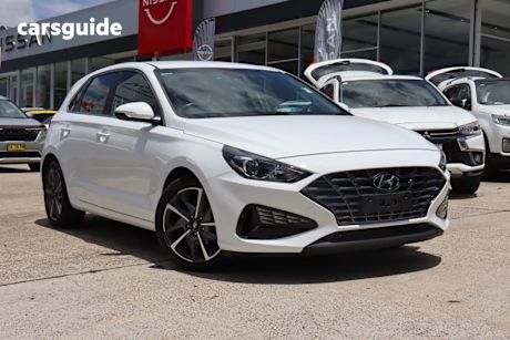 White 2021 Hyundai I30 Hatchback Elite