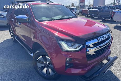 Red 2022 Isuzu D-MAX Crew Cab Utility Ls-U (4X4)