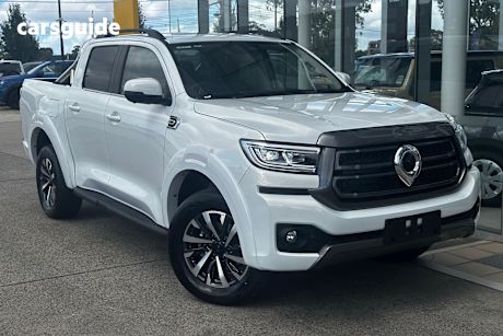 White 2025 GWM Cannon Dual Cab Utility Ultra (4X4)