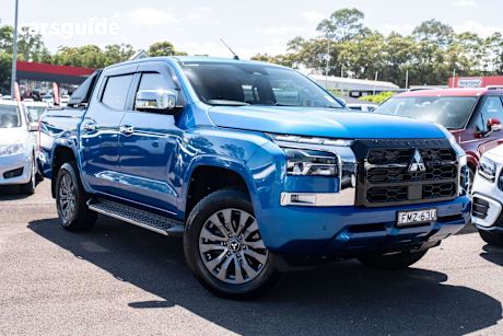 Blue 2024 Mitsubishi Triton Double Cab Pick Up Gls (4X4)