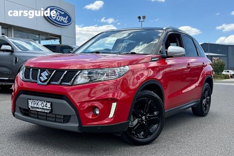 Red 2016 Suzuki Vitara Wagon S Turbo (Fwd)