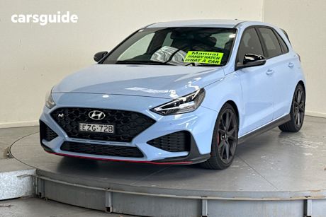 Blue 2022 Hyundai I30 Hatchback N Premium