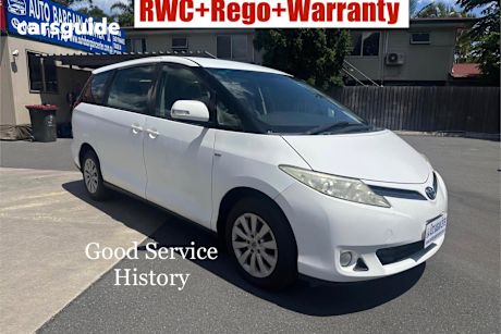 White 2011 Toyota Tarago Wagon Gli