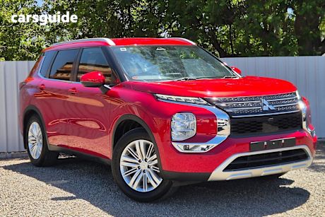 Red 2022 Mitsubishi Outlander Wagon Ls 7 Seat (Awd)