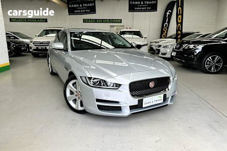 Silver 2017 Jaguar XE Sedan 20D Prestige