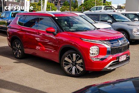 Red 2025 Mitsubishi Outlander Wagon Exceed 5 Seat (Awd)