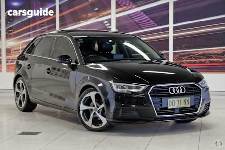 Black 2017 Audi A3 Hatchback 1.4 Tfsi Sportback Cod