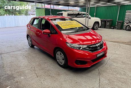 Red 2019 Honda Jazz Hatchback Vti