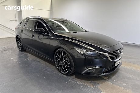 Black 2014 Mazda 6 Wagon Atenza