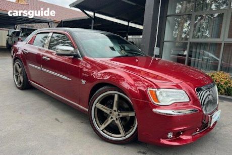 Red 2012 Chrysler 300 Sedan C Luxury