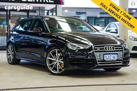 Black 2016 Audi S3 Hatchback Sportback 2.0 Tfsi S Tronic