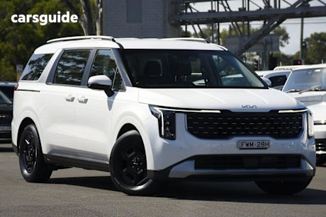 White 2024 Kia Carnival Wagon S