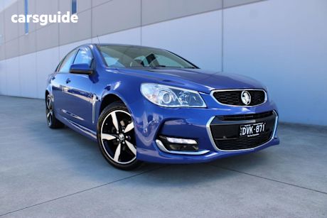 Blue 2017 Holden Commodore Sedan Sv6
