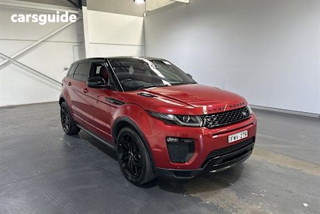 Red 2016 Land Rover Range Rover Evoque Wagon Td4 180 Hse Dynamic
