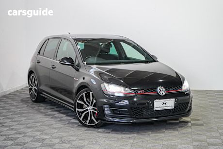 Black 2016 Volkswagen Golf Hatchback Gti Performance