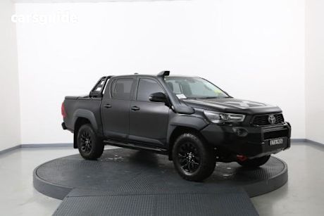 Black 2022 Toyota Hilux Double Cab Pick Up Rugged X (4X4)