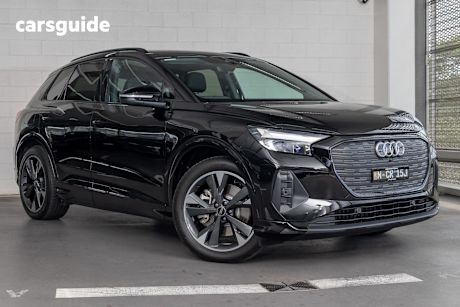 Black 2024 Audi Q4 E-Tron Wagon 45