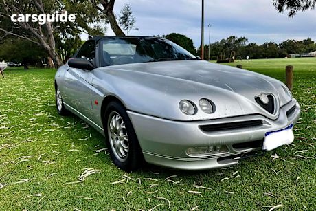 Silver 2000 Alfa Romeo Spider Convertible
