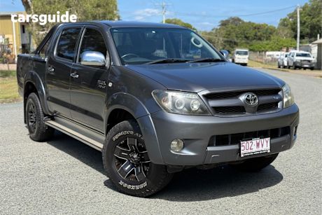 Grey 2008 Toyota Hilux Dual Cab Pick-up Sr5 (4X4)