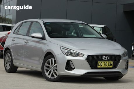 Silver 2018 Hyundai I30 Hatchback Active