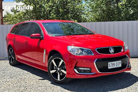 Red 2017 Holden Commodore Sportswagon Sv6
