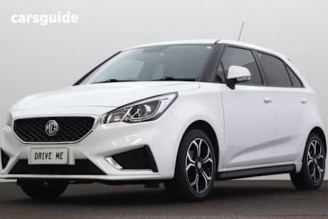 White 2023 MG MG3 Hatchback Excite (With Navigation)
