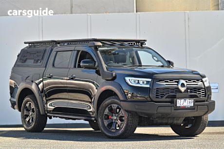 Black 2024 GWM UTE Dual Cab Utility Cannon-Xsr (4X4)