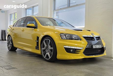 Yellow 2011 Holden GTS Sedan E SERIES 3 R