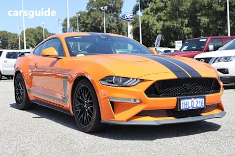 Orange 2021 Ford Mustang Fastback Gt 5.0 V8