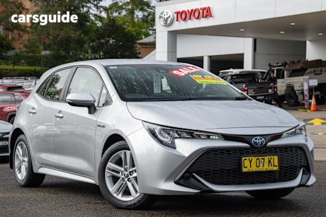 Silver 2020 Toyota Corolla Hatchback Ascent Sport Hybrid