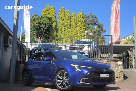 Blue 2022 Toyota Corolla Hatchback Zr Hybrid