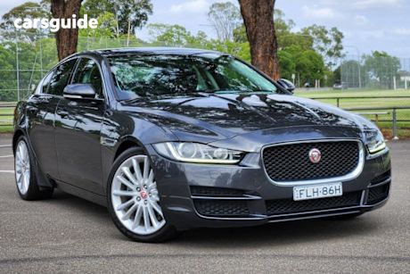 Grey 2015 Jaguar XE Sedan 20D Prestige