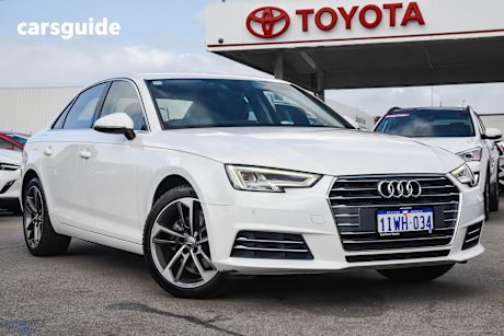 White 2017 Audi A4 Wagon 2.0 Tfsi S Tronic Sport