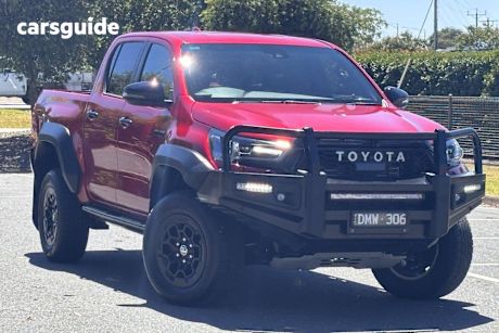 Red 2025 Toyota Hilux Double Cab Pick Up Gr-Sport (4X4)