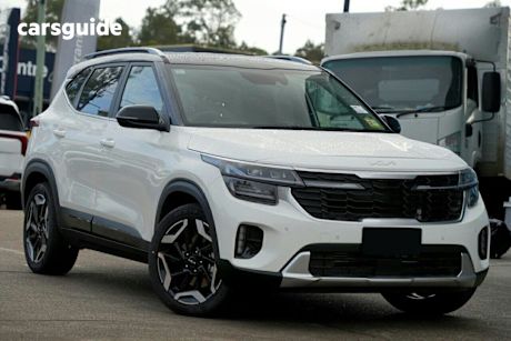 Black 2025 Kia Seltos Wagon Gt-Line (Awd) (Two-Tone)