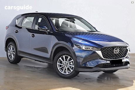 Blue 2025 Mazda CX-5 Wagon G25 Maxx Sport (Fwd)